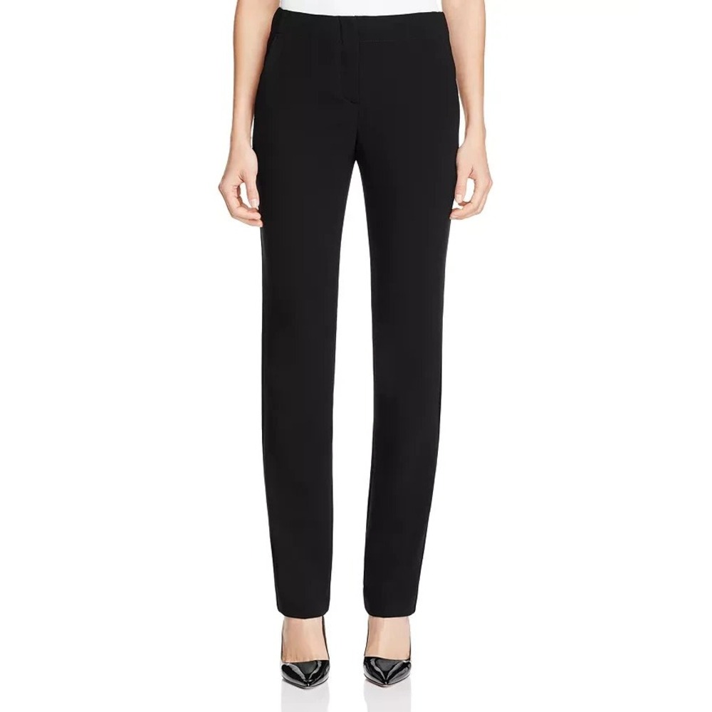 Theory Litrella Admiral Crepe Pants in Black Women 0 Contemporary Fit $265‎